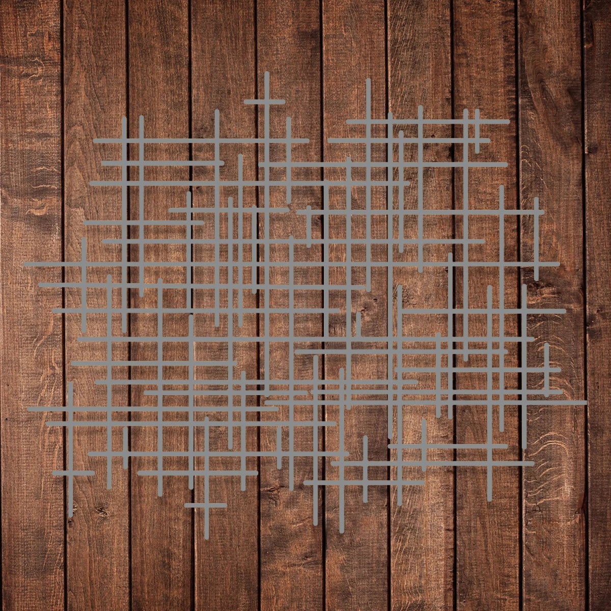 Modern Abstract Coat Rack - BrossHome Metal Wall Art