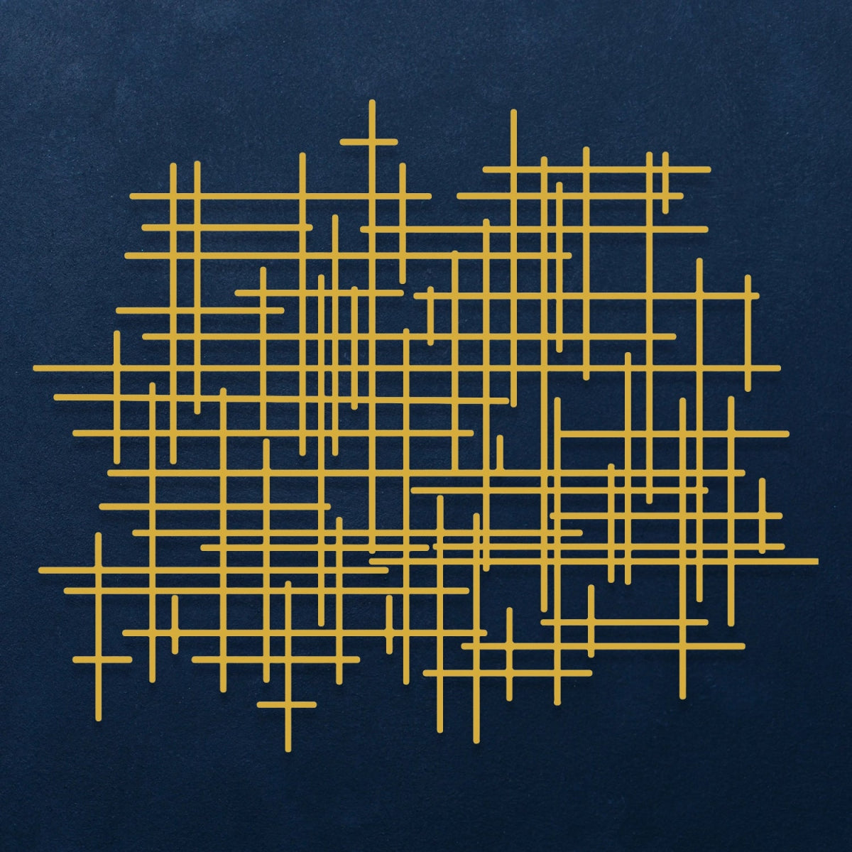 Modern Abstract Coat Rack - BrossHome Metal Wall Art