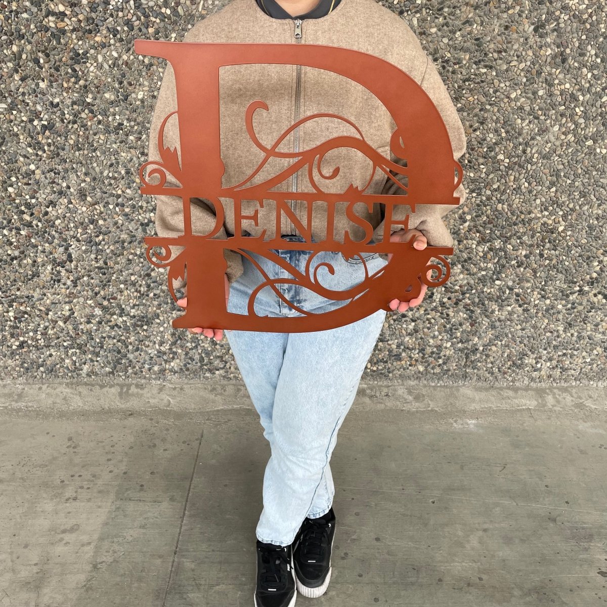 Monogram Wall Decor - Custom - BrossHome Metal Wall Art