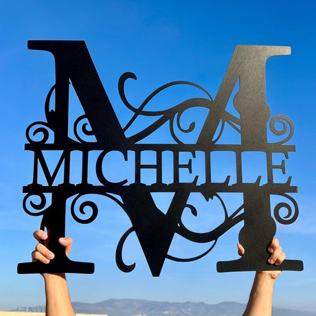 Monogram Wall Decor - Custom - BrossHome Metal Wall Art