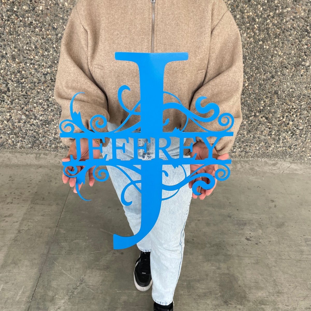 Monogram Wall Decor - Custom - BrossHome Metal Wall Art