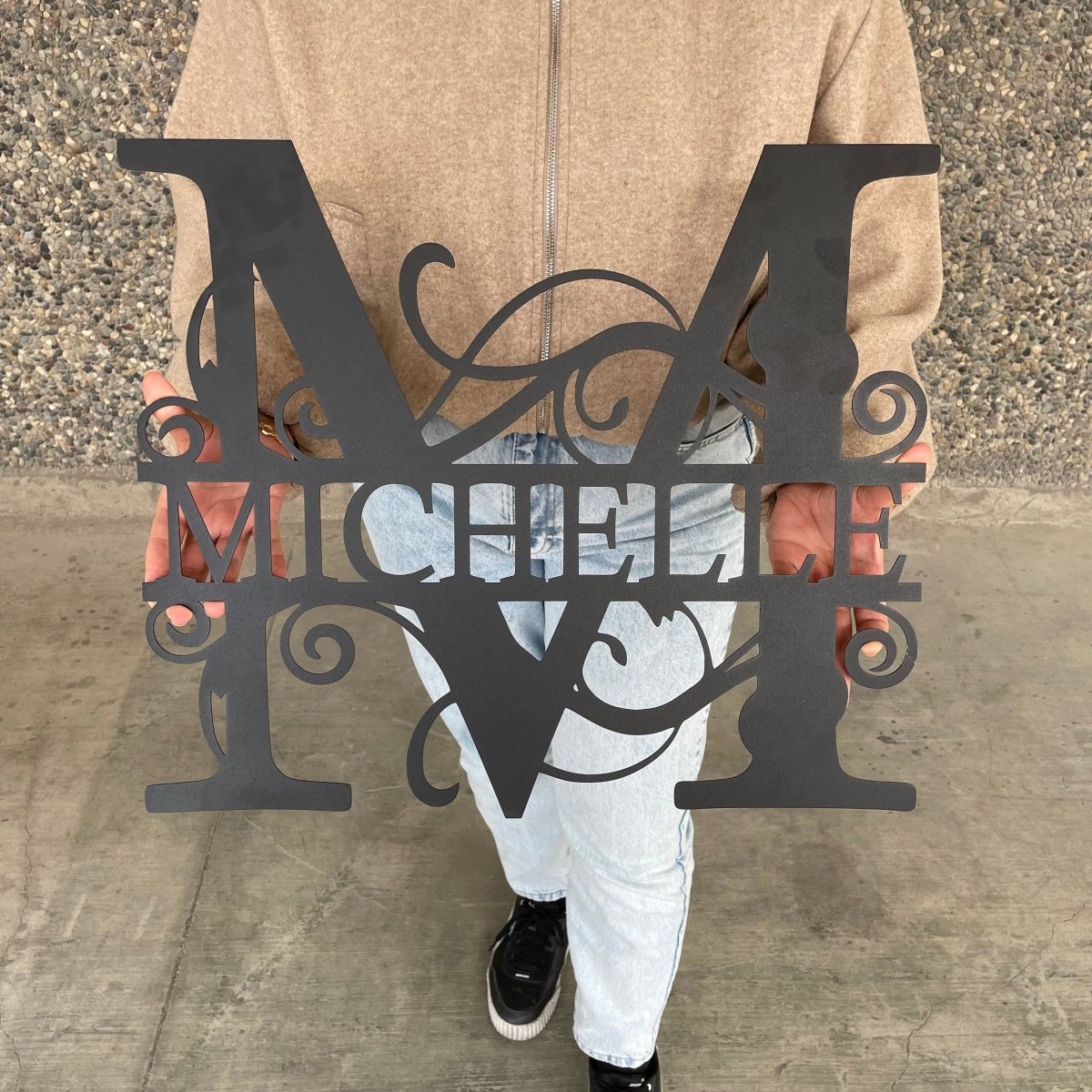 Monogram Wall Decor - Custom - BrossHome Metal Wall Art