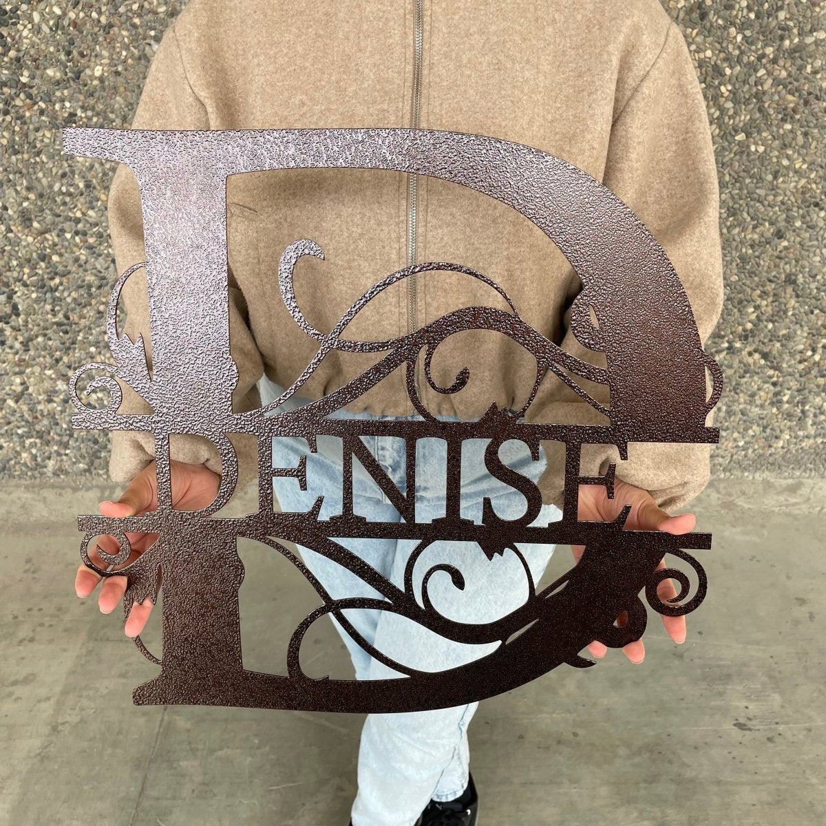 Monogram Wall Decor - Custom - BrossHome Metal Wall Art