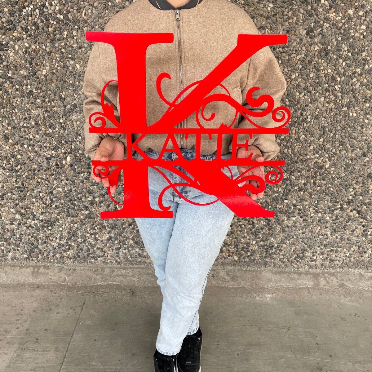 Monogram Wall Decor - Custom - BrossHome Metal Wall Art