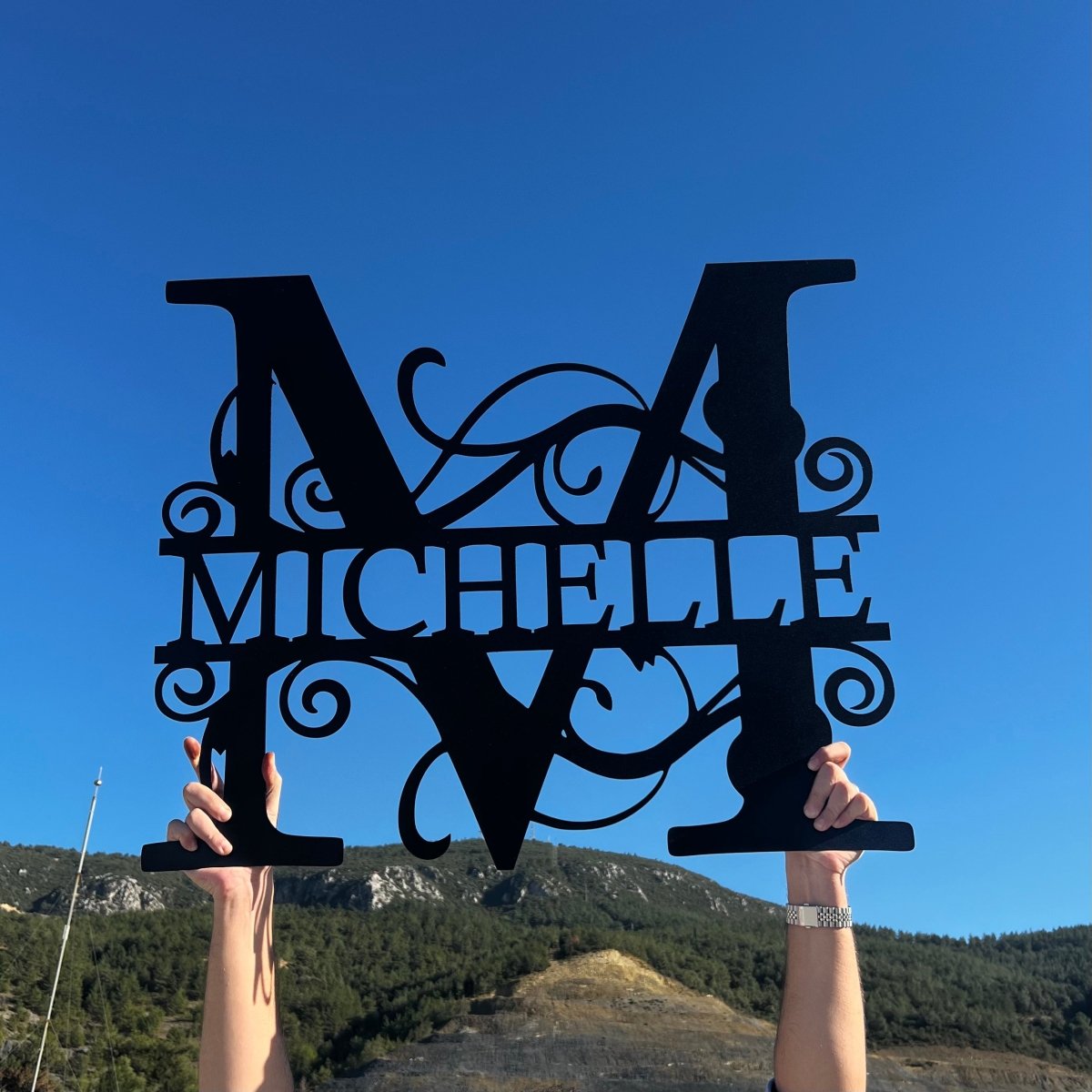 Monogram Wall Decor - Custom - BrossHome Metal Wall Art