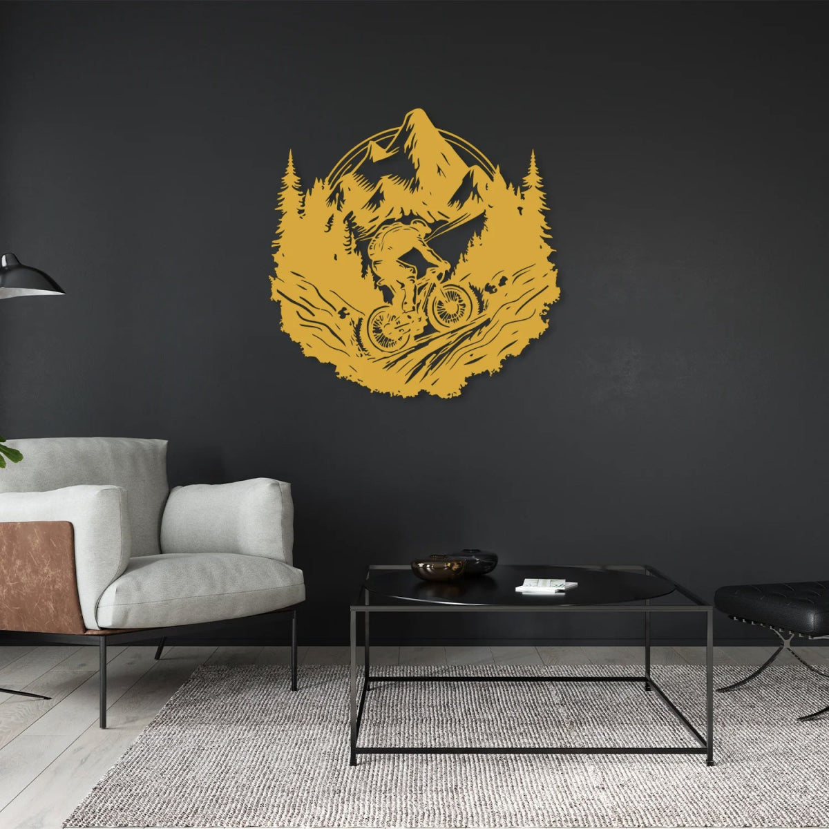 Mountain Bike Metal Wall Decor - BrossHome Metal Wall Art