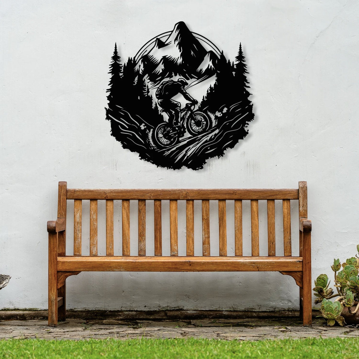 Mountain Bike Metal Wall Decor - BrossHome Metal Wall Art