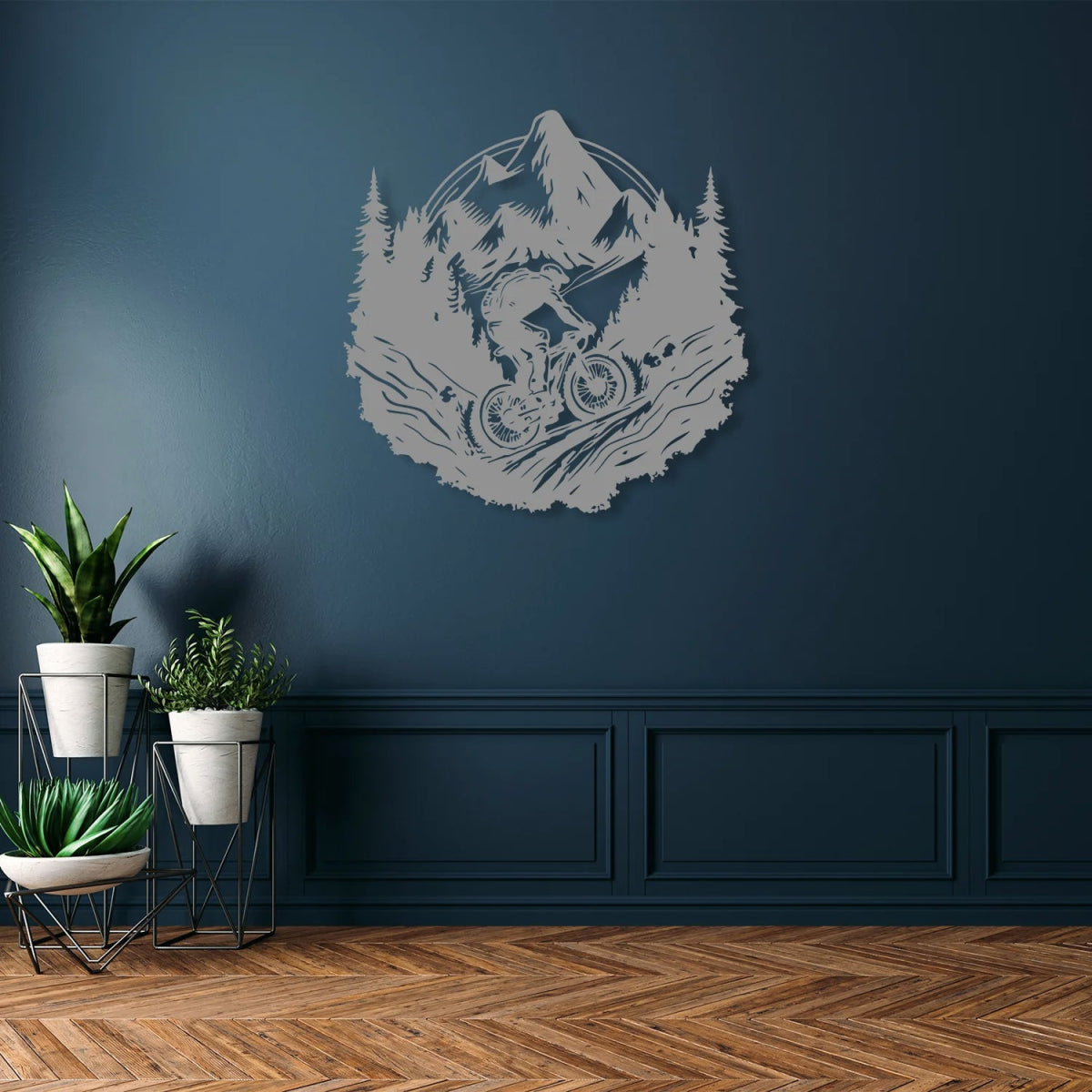 Mountain Bike Metal Wall Decor - BrossHome Metal Wall Art