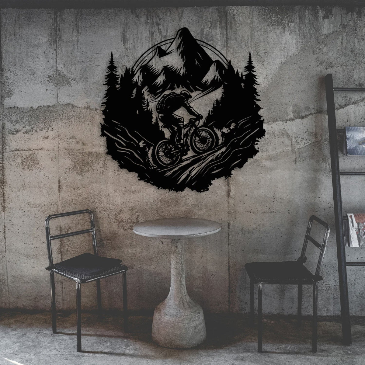 Mountain Bike Metal Wall Decor - BrossHome Metal Wall Art