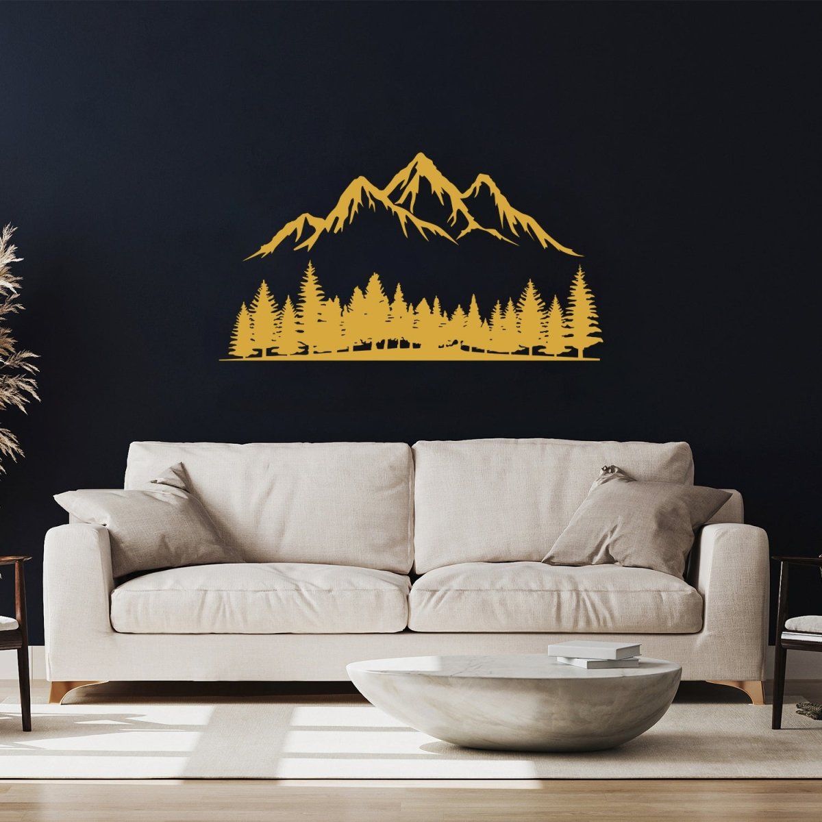 Mountain Forest Metal Wall Decor - BrossHome Metal Wall Art