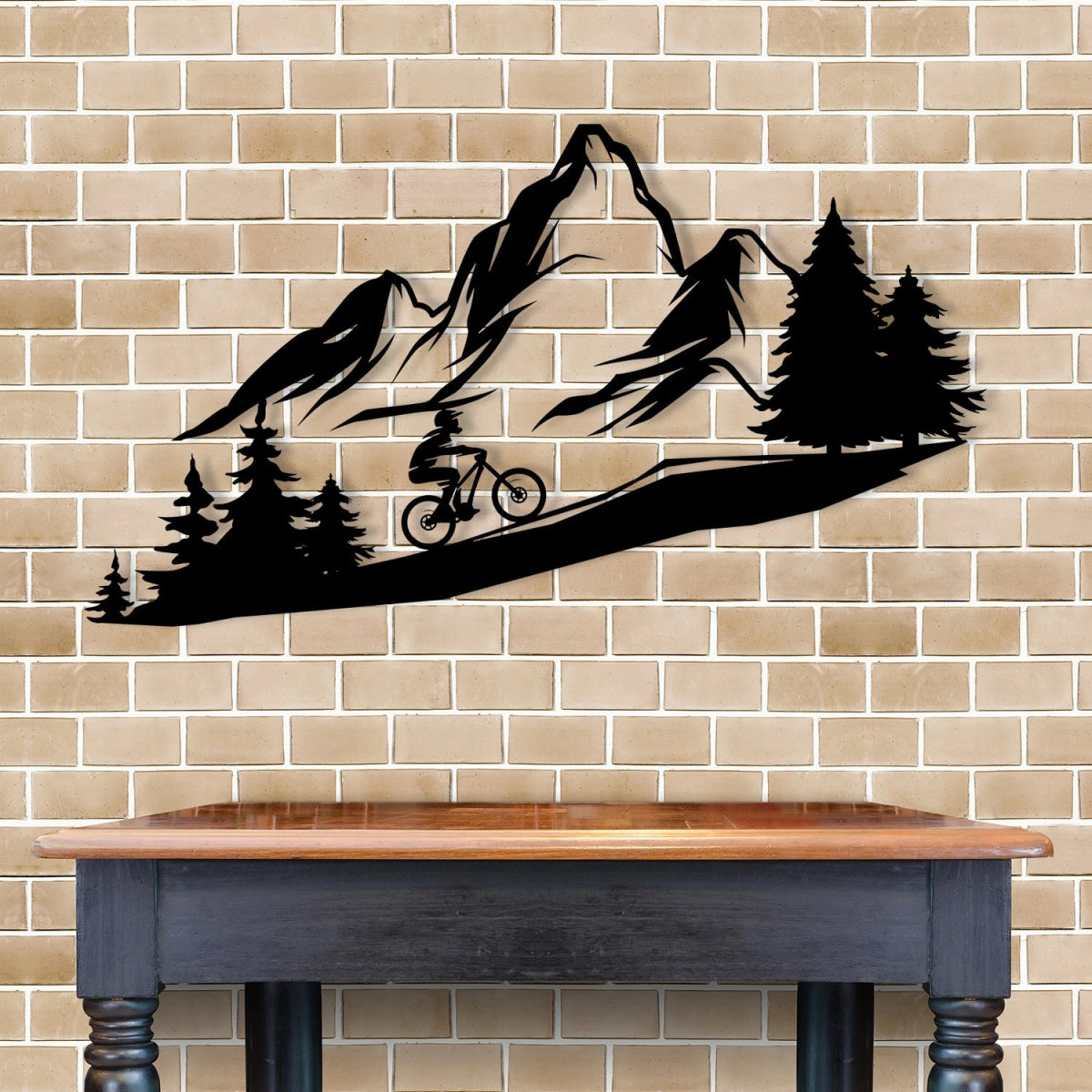 Mountain Metal Wall Decor - BrossHome Metal Wall Art