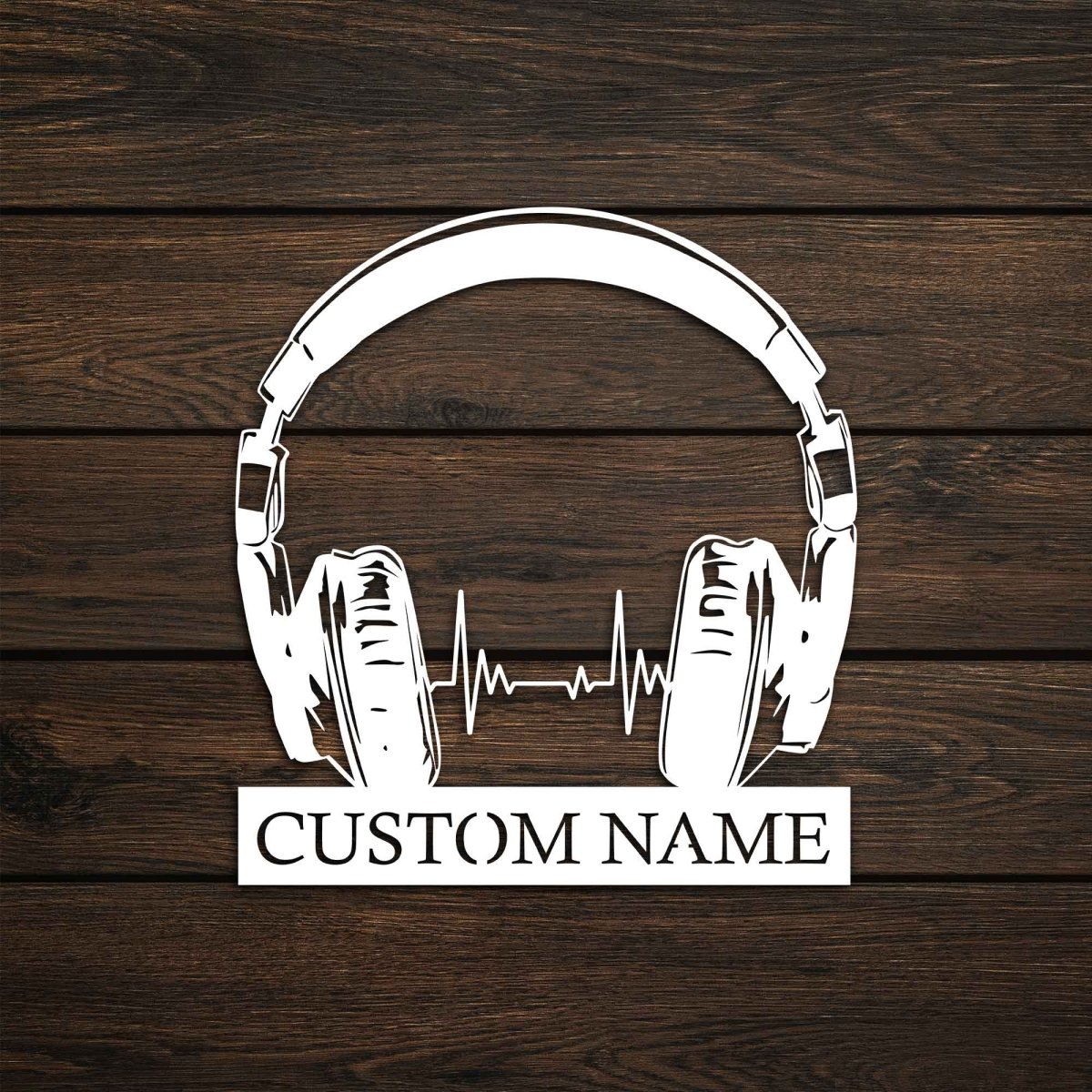 Music Headphones Metal Wall Art - BrossHome Metal Wall Art