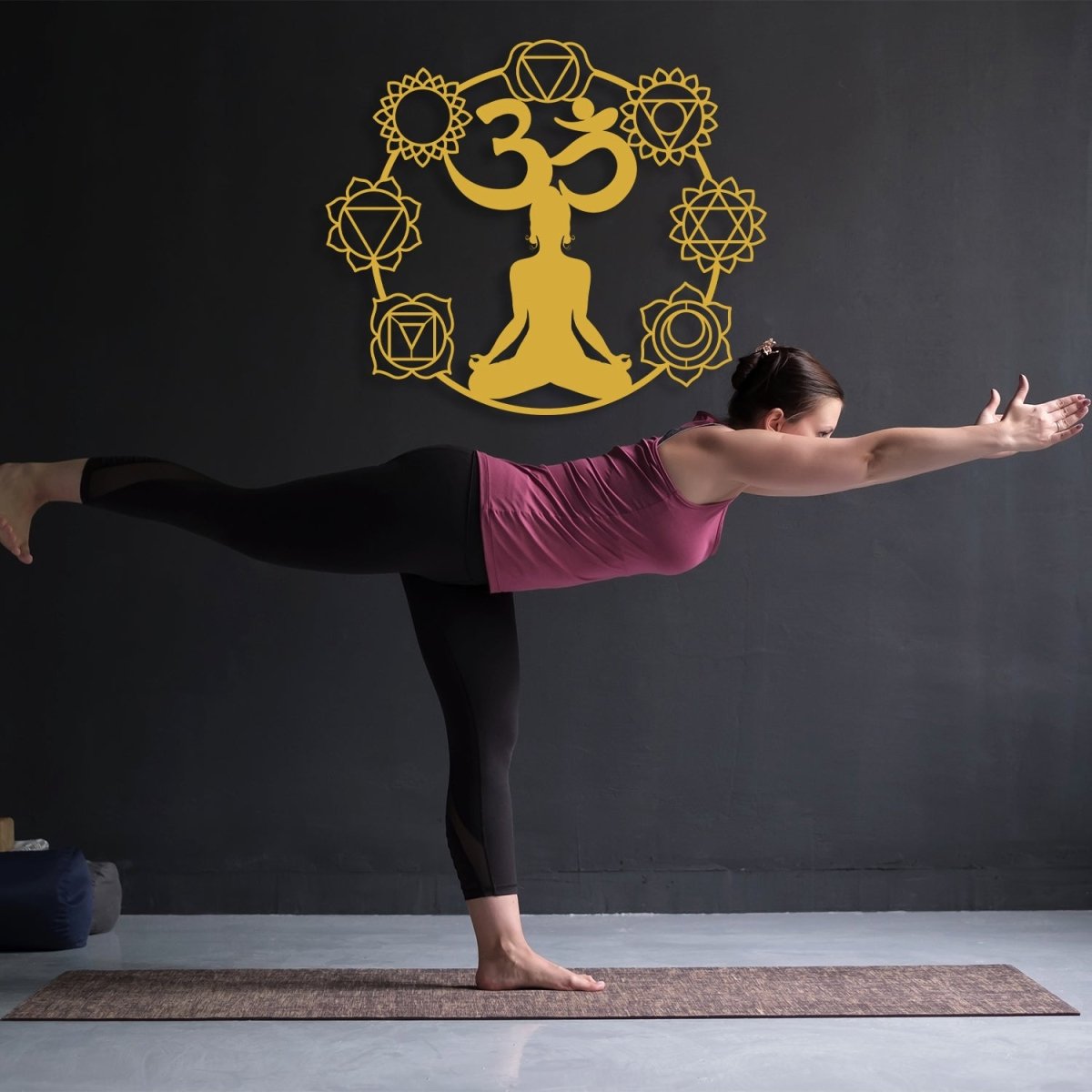 Om Metal Wall Art - BrossHome Metal Wall Art