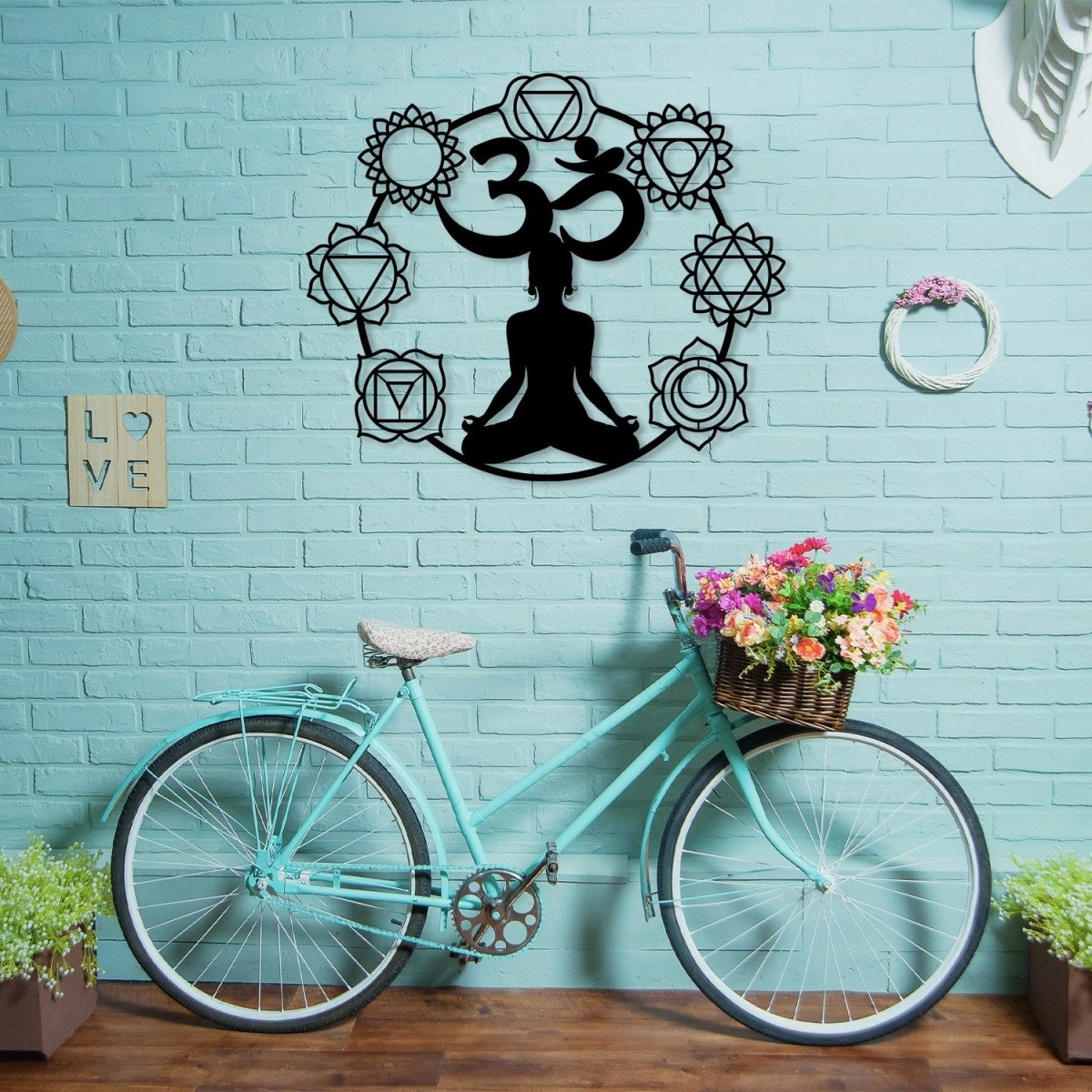 Om Metal Wall Art - BrossHome Metal Wall Art