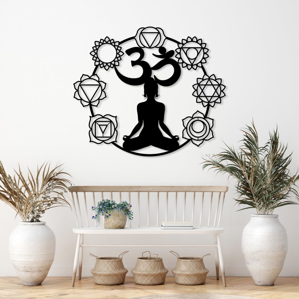 Om Metal Wall Art - BrossHome Metal Wall Art
