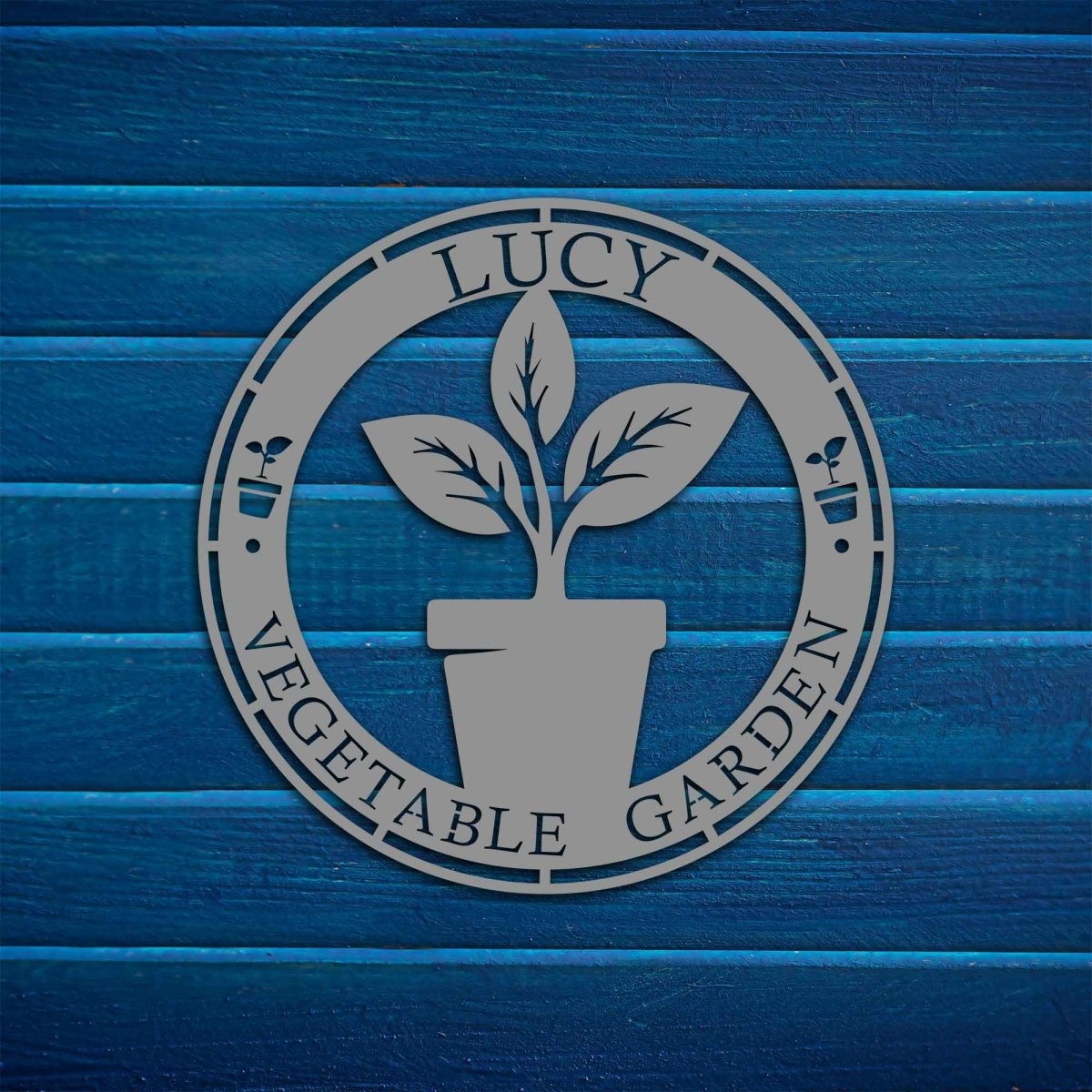 Outdoor Garden Metal Wall Sign - BrossHome Metal Wall Art