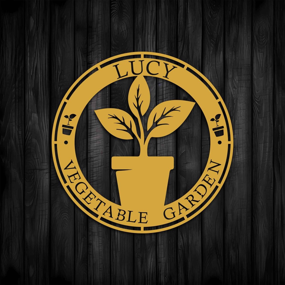 Outdoor Garden Metal Wall Sign - BrossHome Metal Wall Art