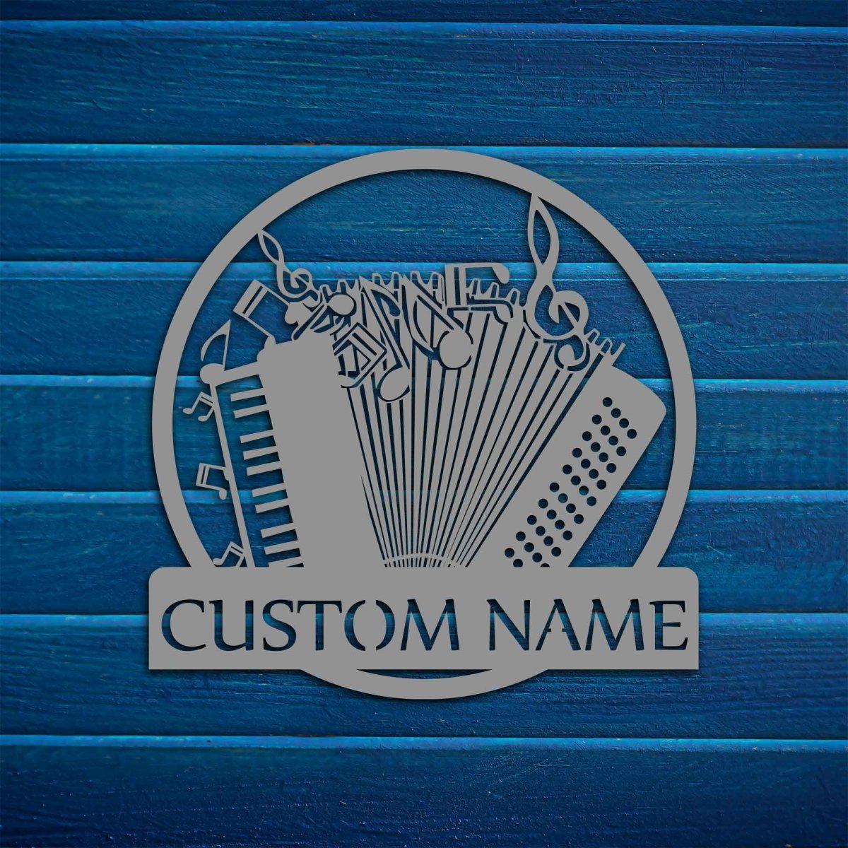 Personalized Accordion Metal Wall Art - BrossHome Metal Wall Art