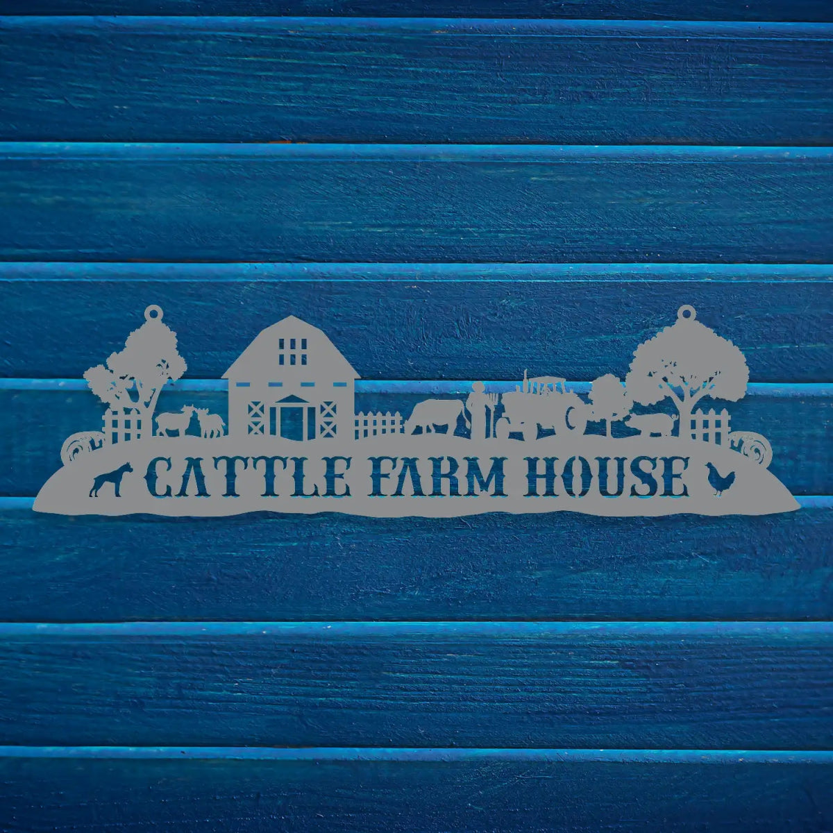 Personalized Farm House Metal Sign - BrossHome Metal Wall Art