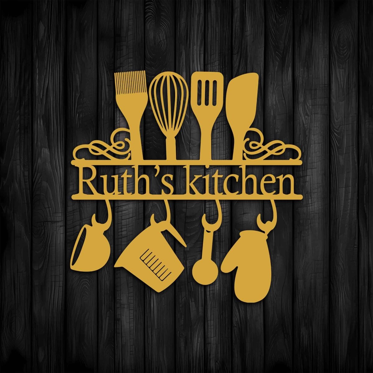 Personalized Metal Kitchen Signs - BrossHome Metal Wall Art