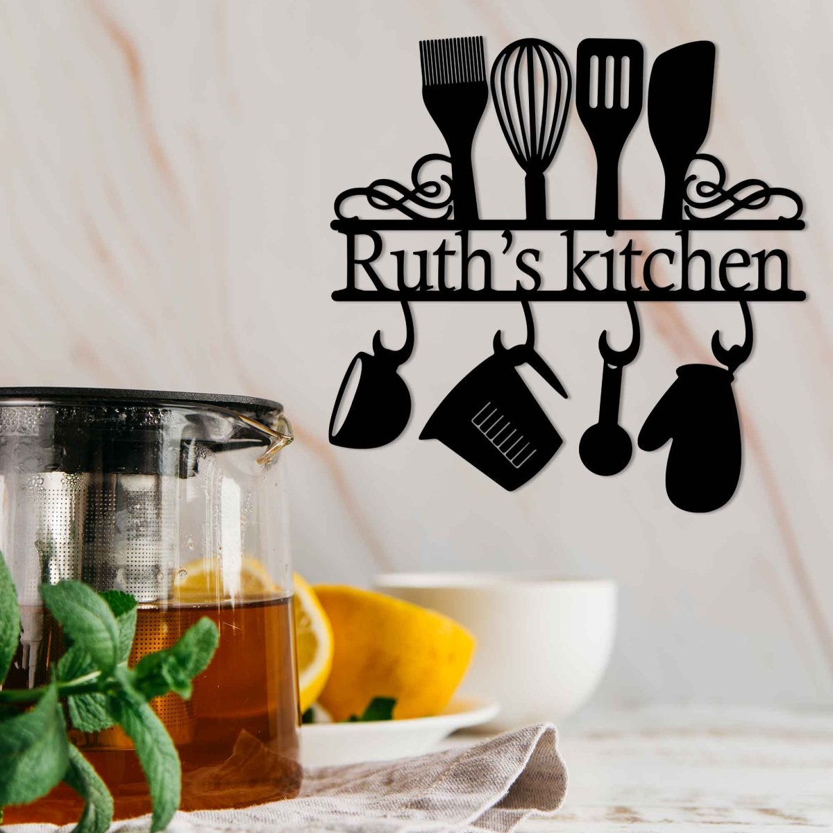 Personalized Metal Kitchen Signs - BrossHome Metal Wall Art