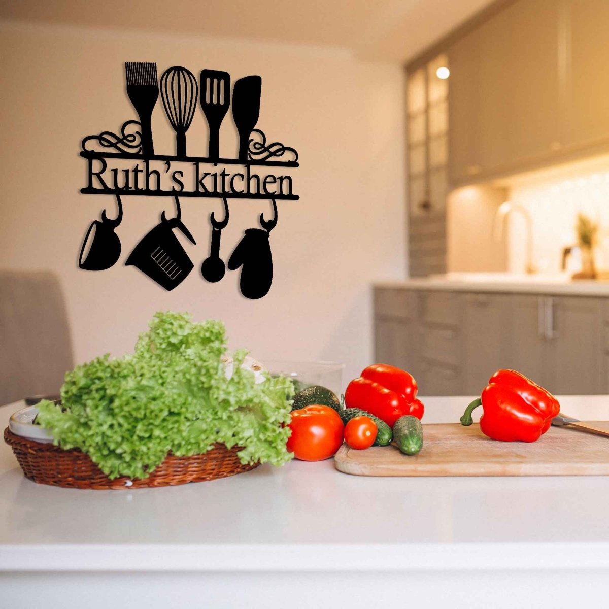 Personalized Metal Kitchen Signs - BrossHome Metal Wall Art