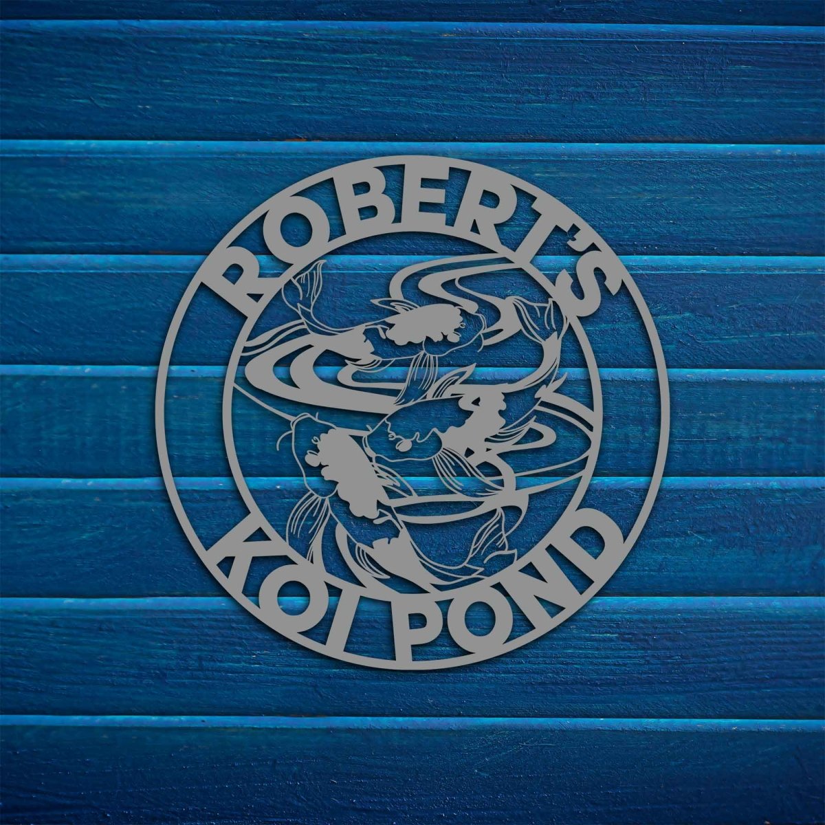 Personalized Metal Koi Carp Wall Art - BrossHome Metal Wall Art