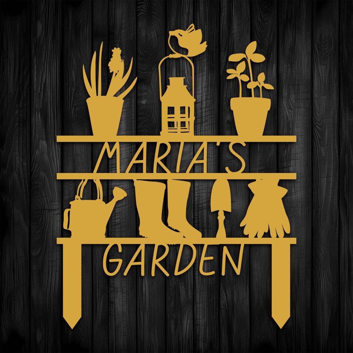 Personalized Potting Shed Sign - BrossHome Metal Wall Art