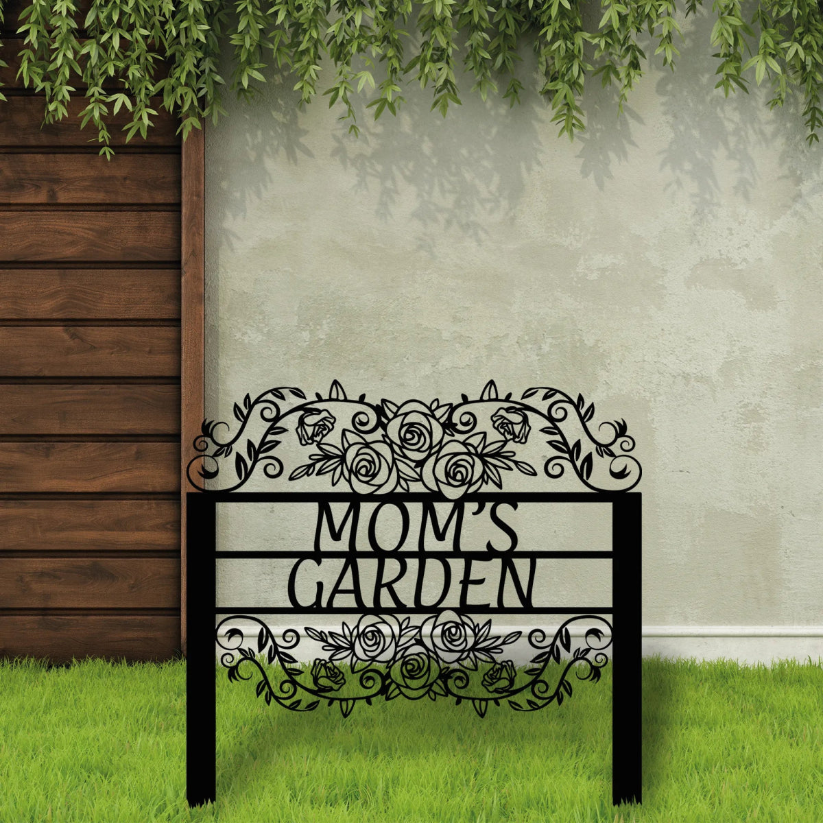 Personalized Rose Garden Sign - BrossHome Metal Wall Art