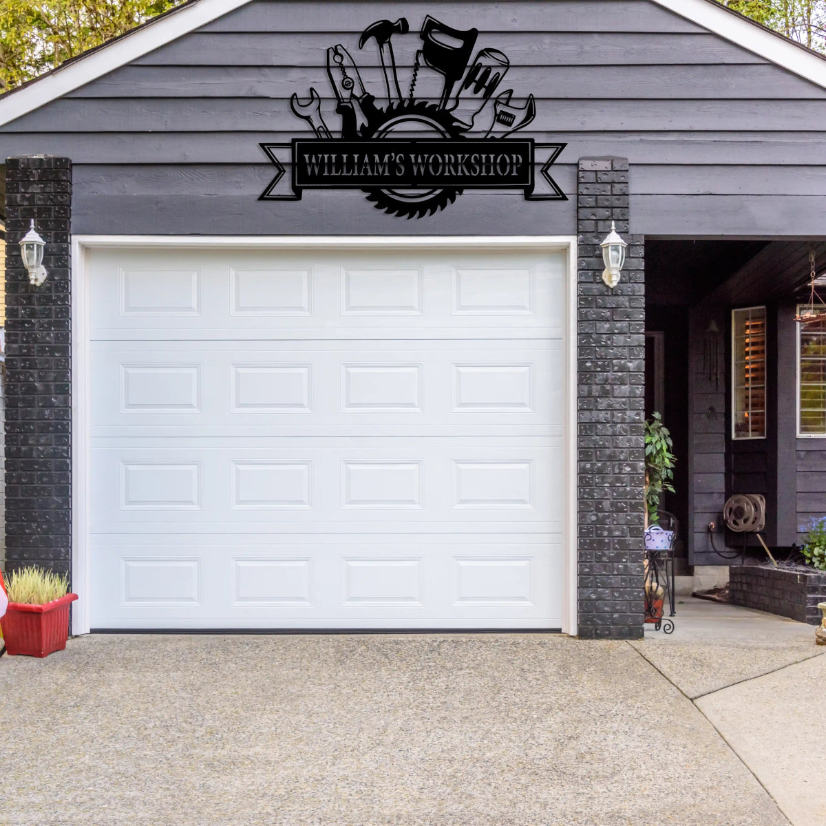 Personalized Workshop Metal Sign - BrossHome Metal Wall Art