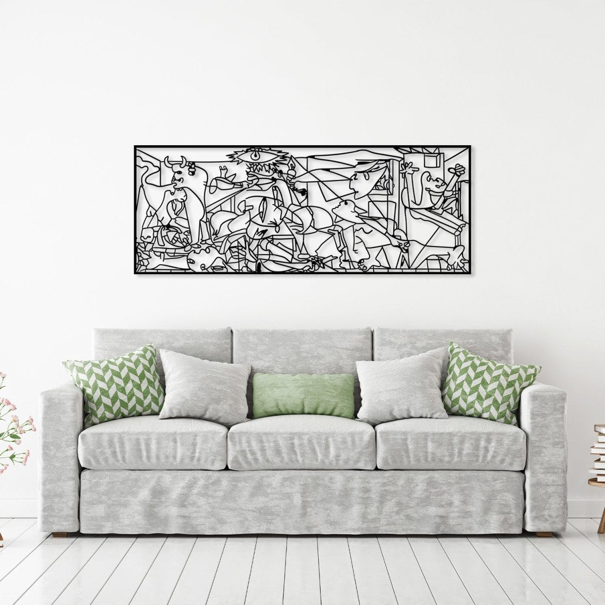 Picasso Guernica Metal Wall Decor - BrossHome Metal Wall Art