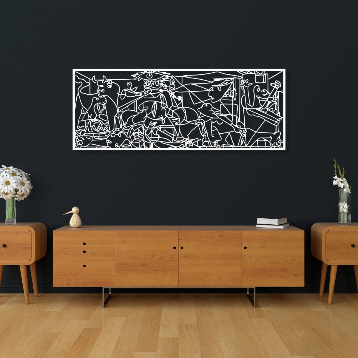 Picasso Guernica Metal Wall Decor - BrossHome Metal Wall Art