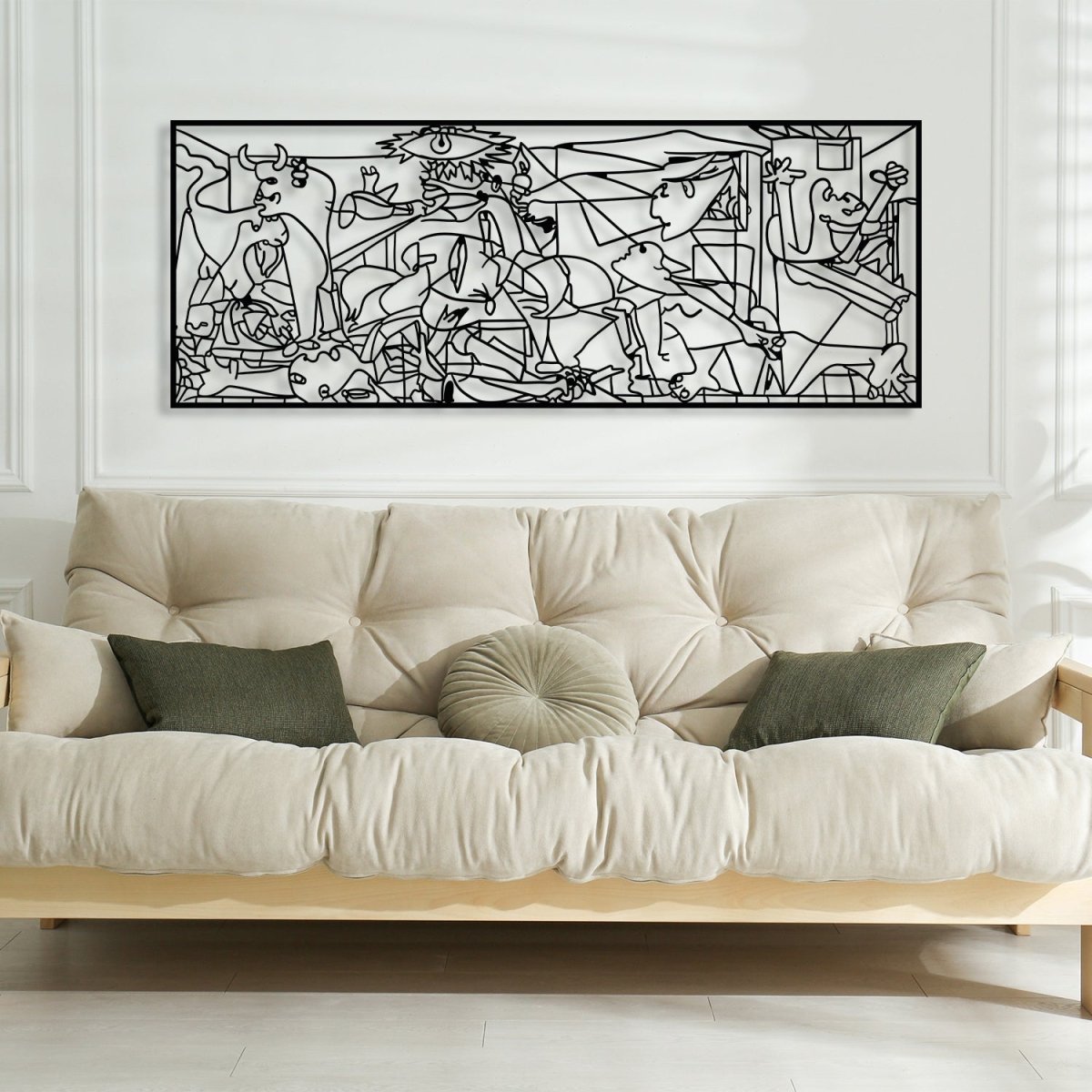 Picasso Guernica Metal Wall Decor - BrossHome Metal Wall Art