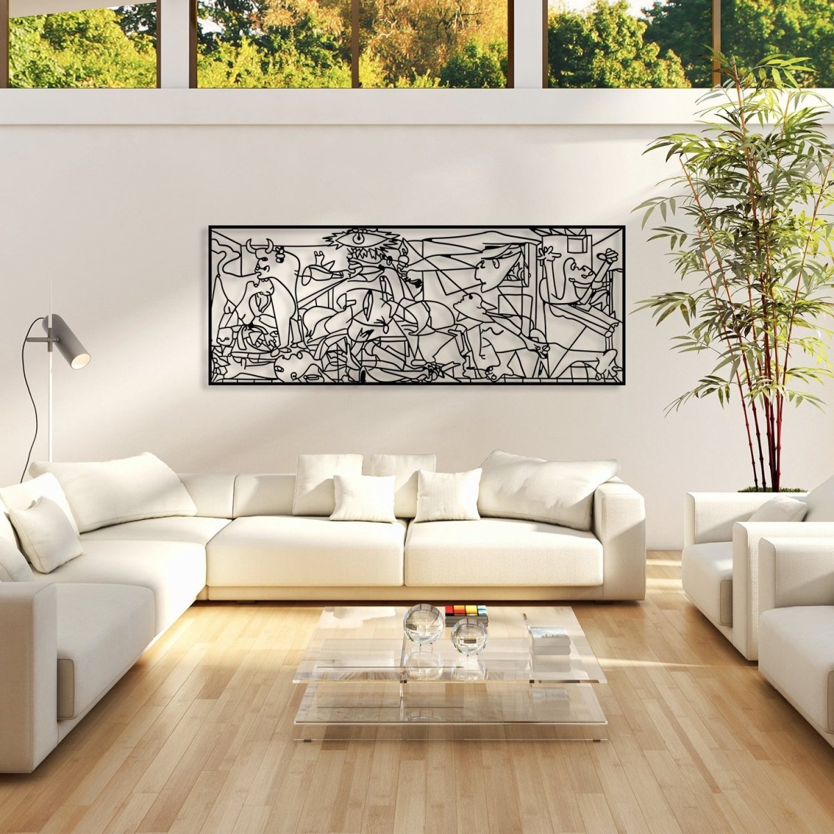 Picasso Guernica Metal Wall Decor - BrossHome Metal Wall Art