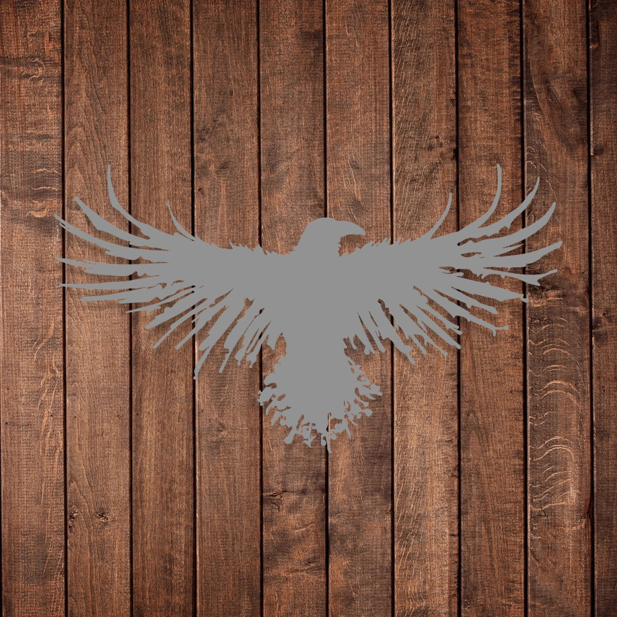 Raven Metal Wall Art Decor - BrossHome Metal Wall Art