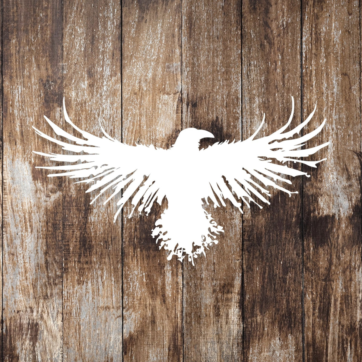 Raven Metal Wall Art Decor - BrossHome Metal Wall Art