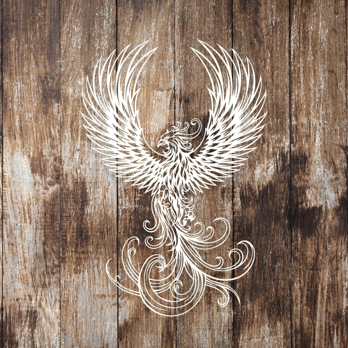 Rising Phoenix Metall Wall Art - BrossHome Metal Wall Art