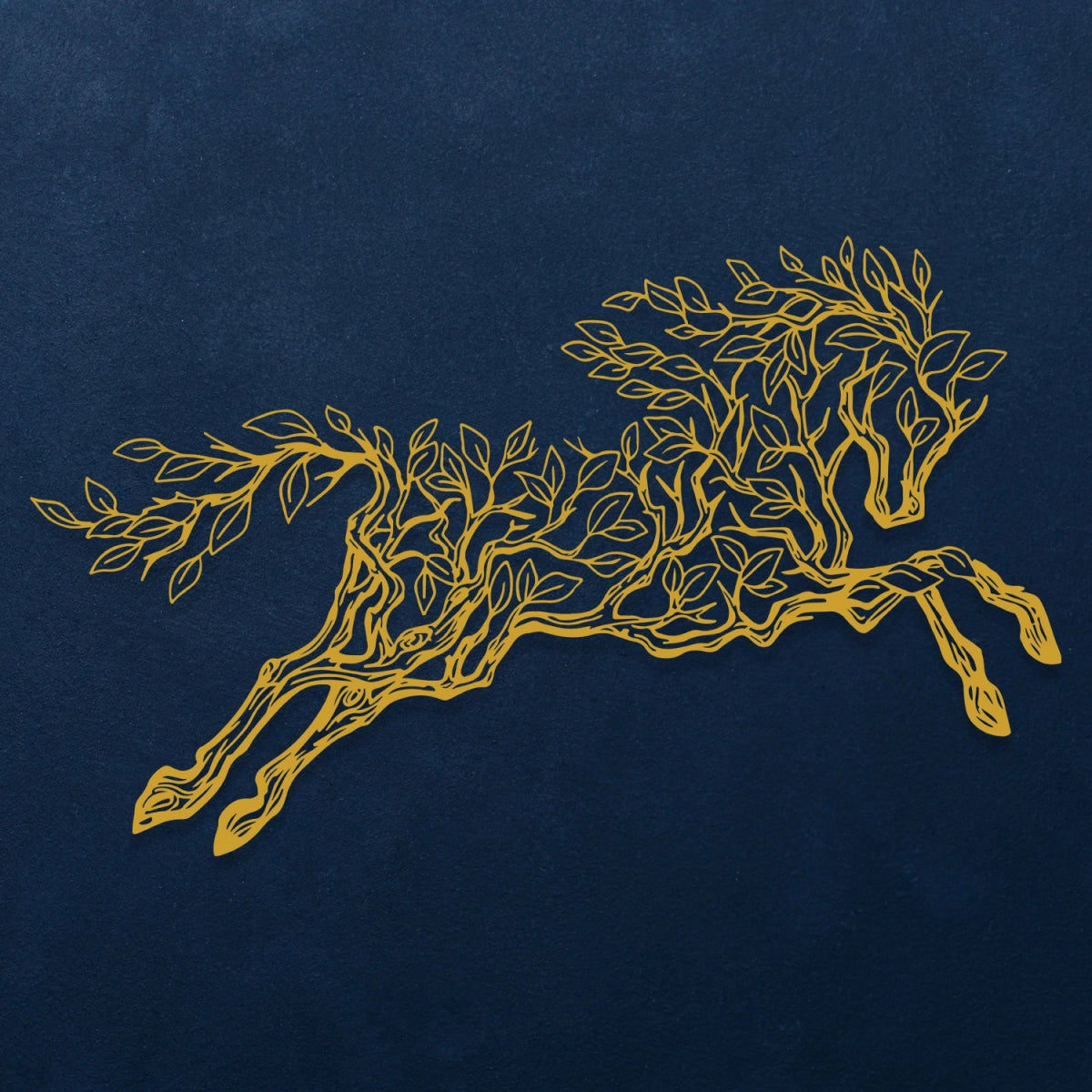 Running Horse Metal Wall Art - BrossHome Metal Wall Art