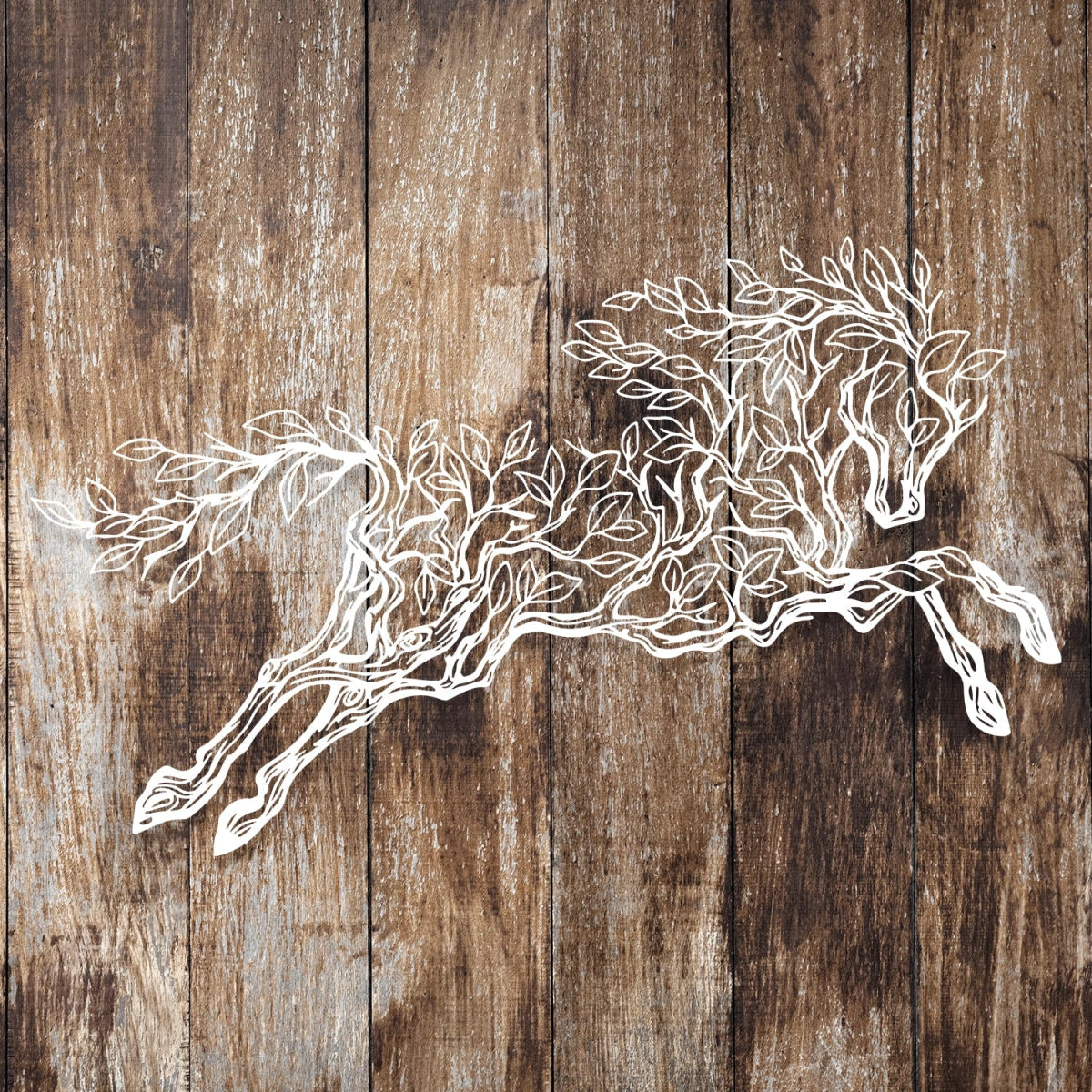 Running Horse Metal Wall Art - BrossHome Metal Wall Art