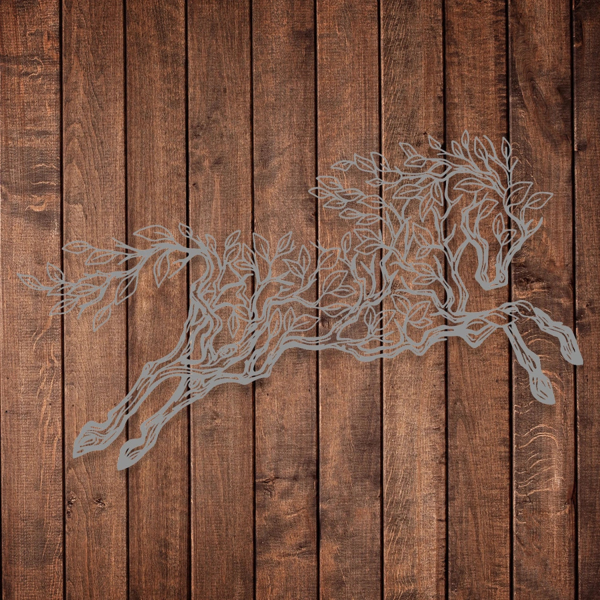 Running Horse Metal Wall Art - BrossHome Metal Wall Art