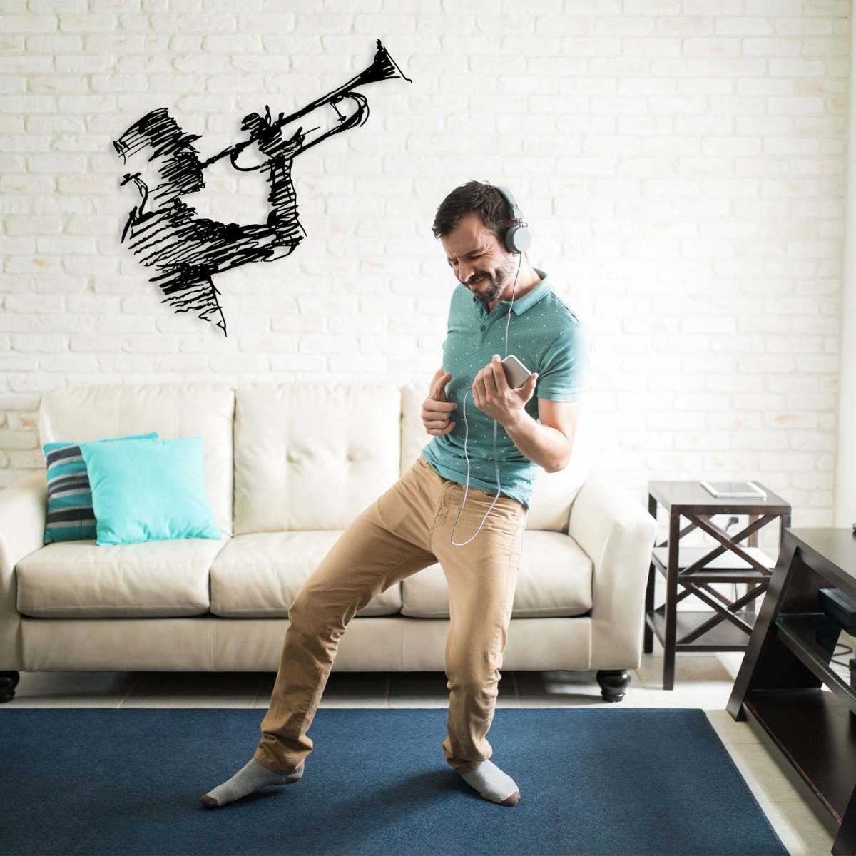 Saxophone Wall Art Metal - BrossHome Metal Wall Art