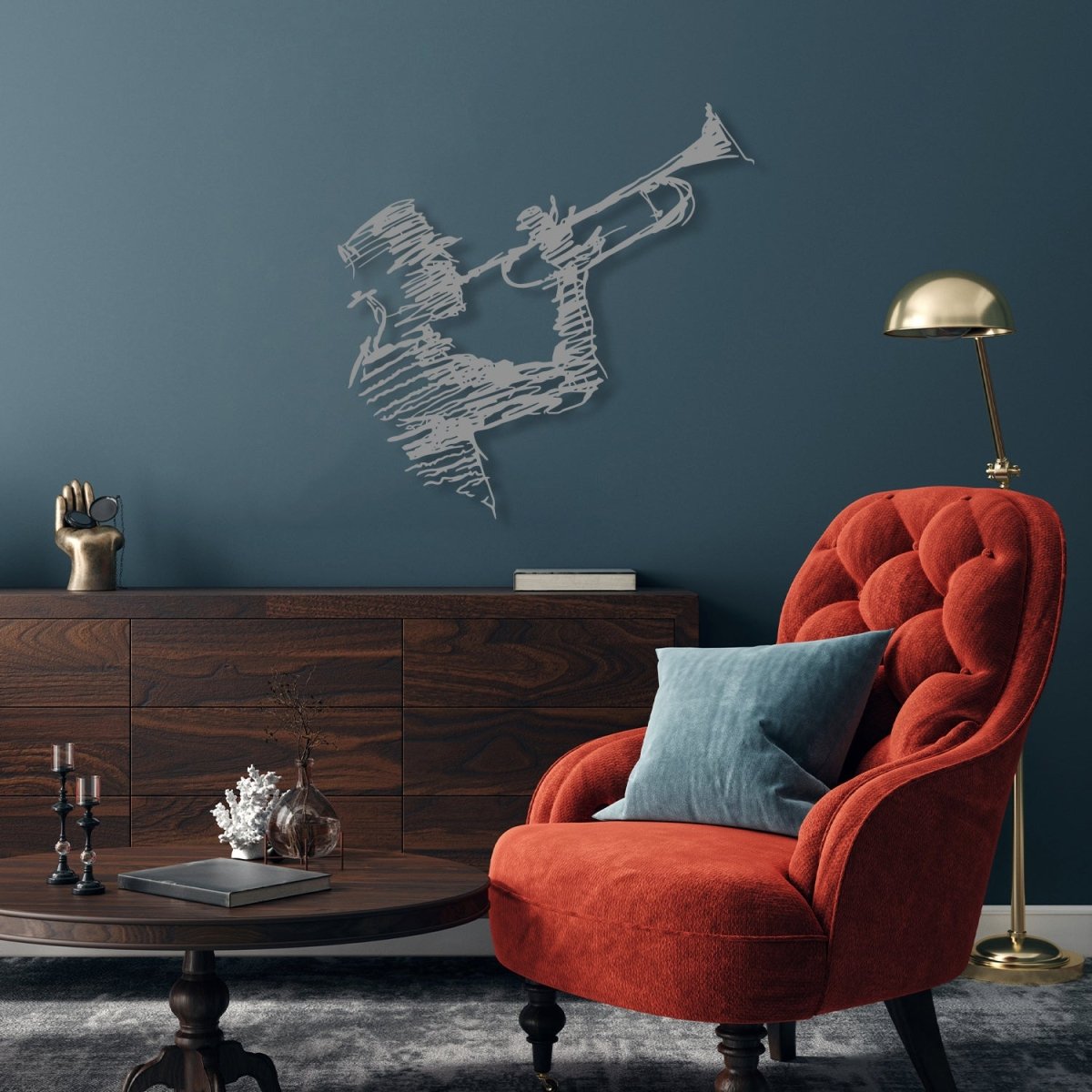 Saxophone Wall Art Metal - BrossHome Metal Wall Art