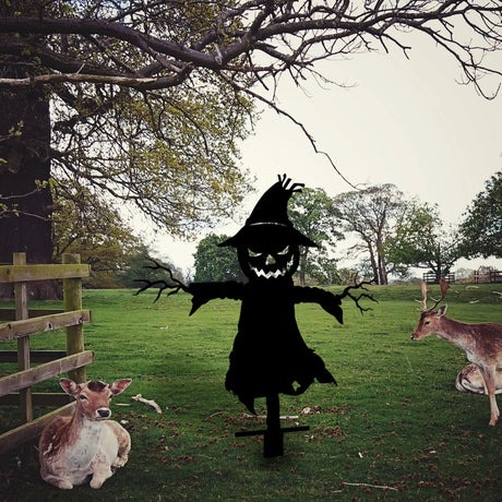 Scarecrom Metal Garden Sign - BrossHome Metal Wall Art