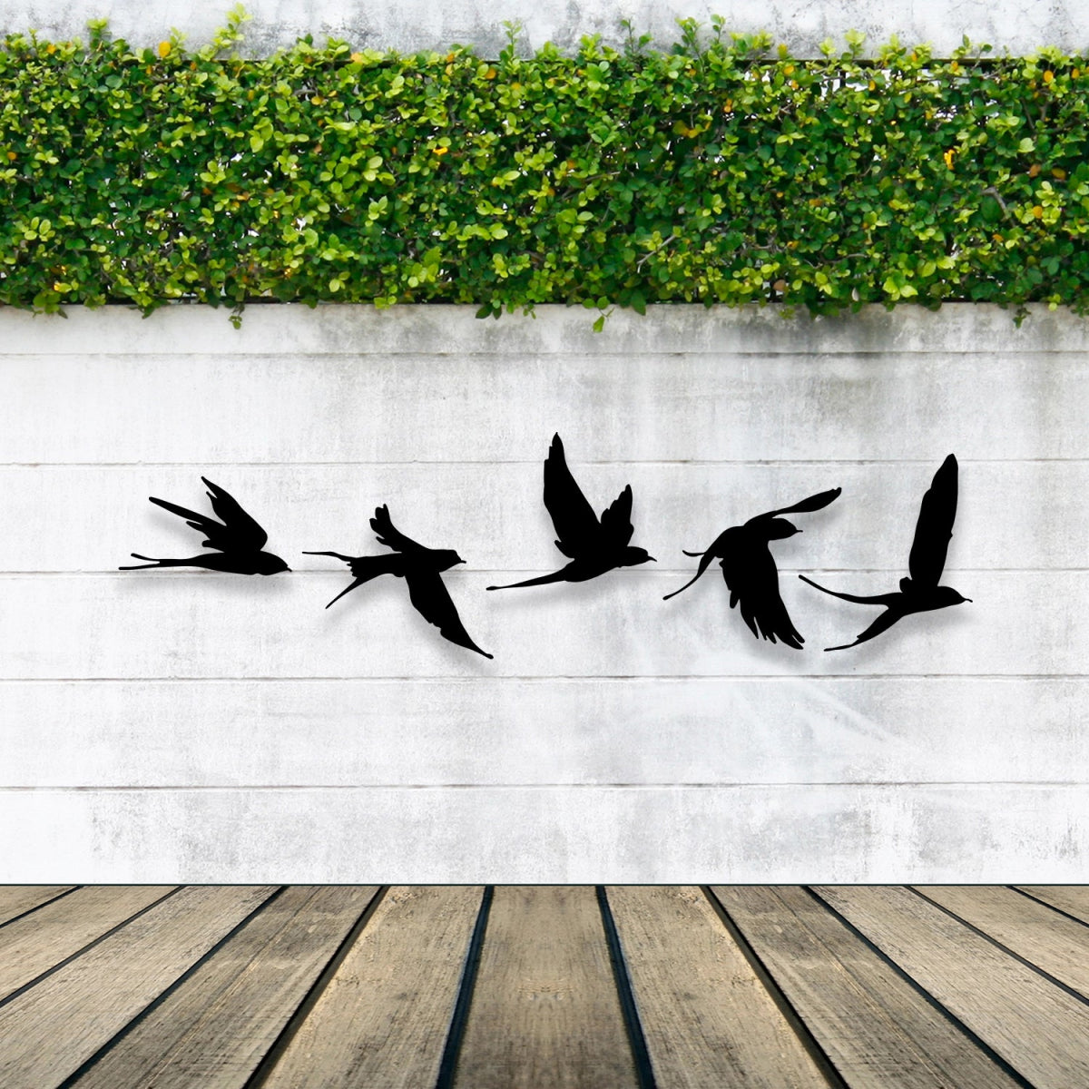 Shaped Metal Bird Wall Art Decor - BrossHome Metal Wall Art