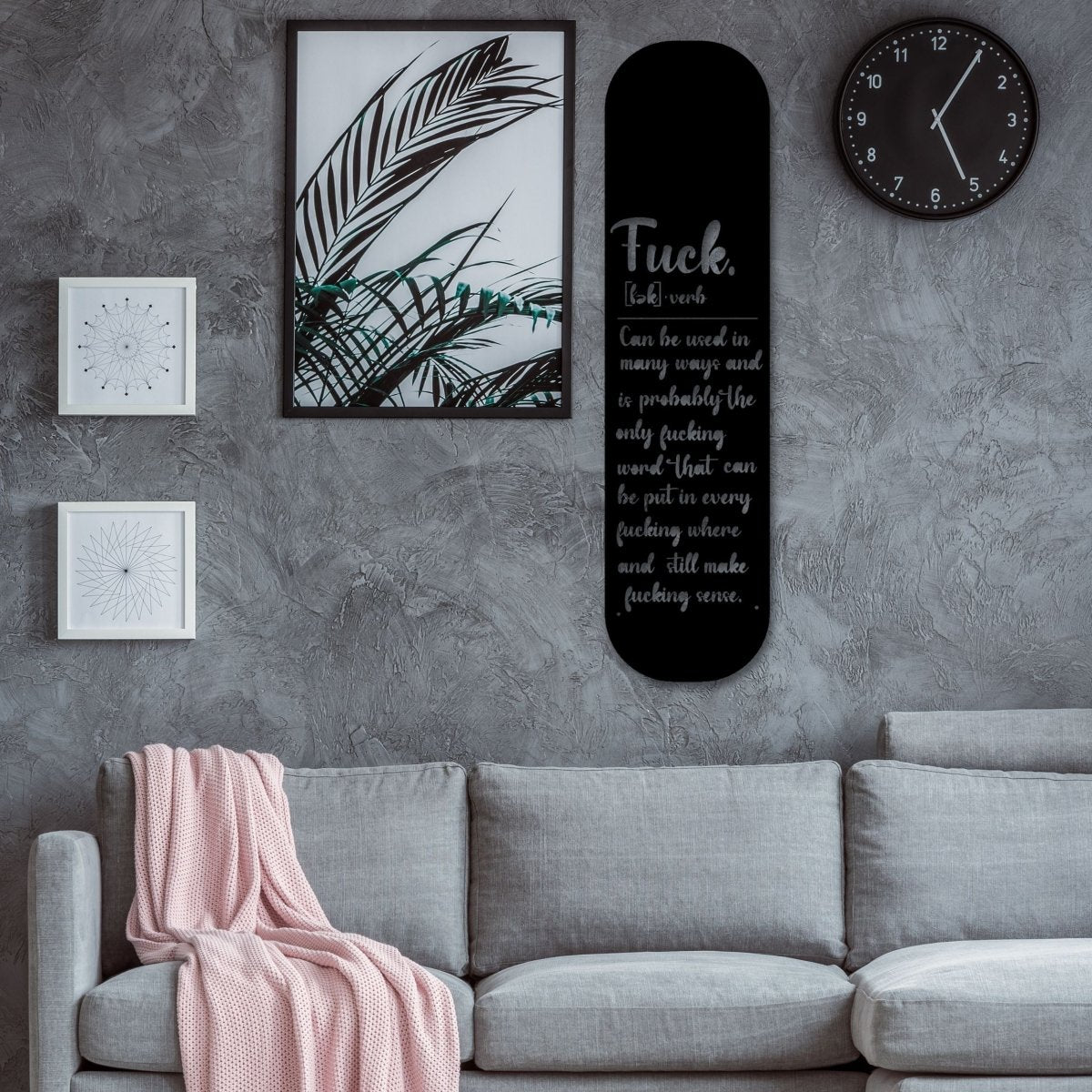 Slang Dictionary Quote Metal Wall Decor - BrossHome Metal Wall Art