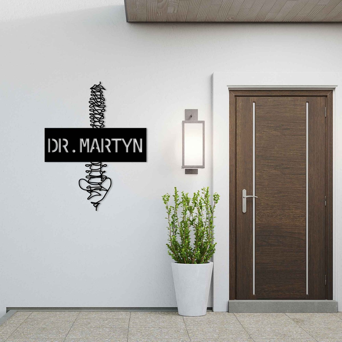 Spine Custom Metal Wall Decor - BrossHome Metal Wall Art