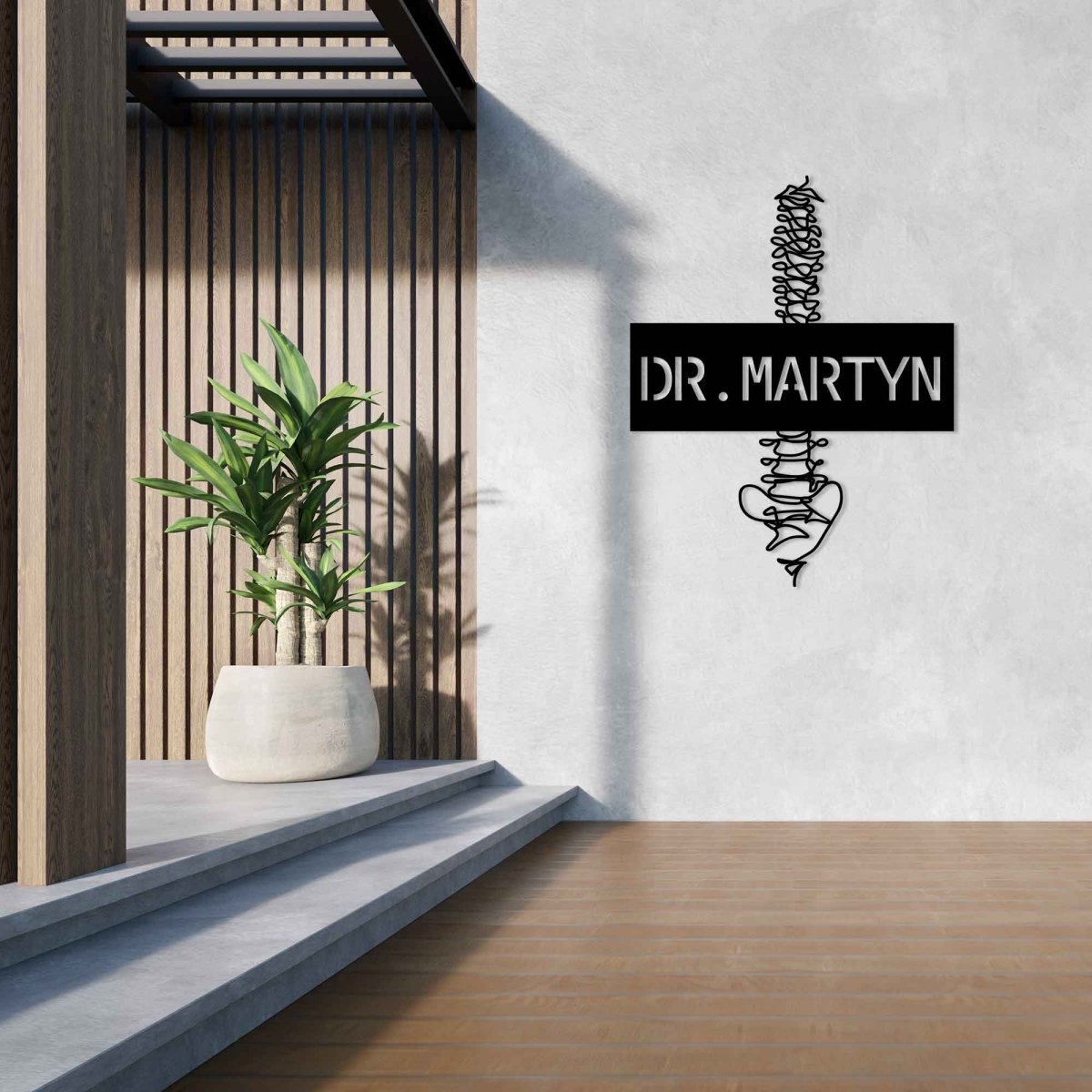 Spine Custom Metal Wall Decor - BrossHome Metal Wall Art