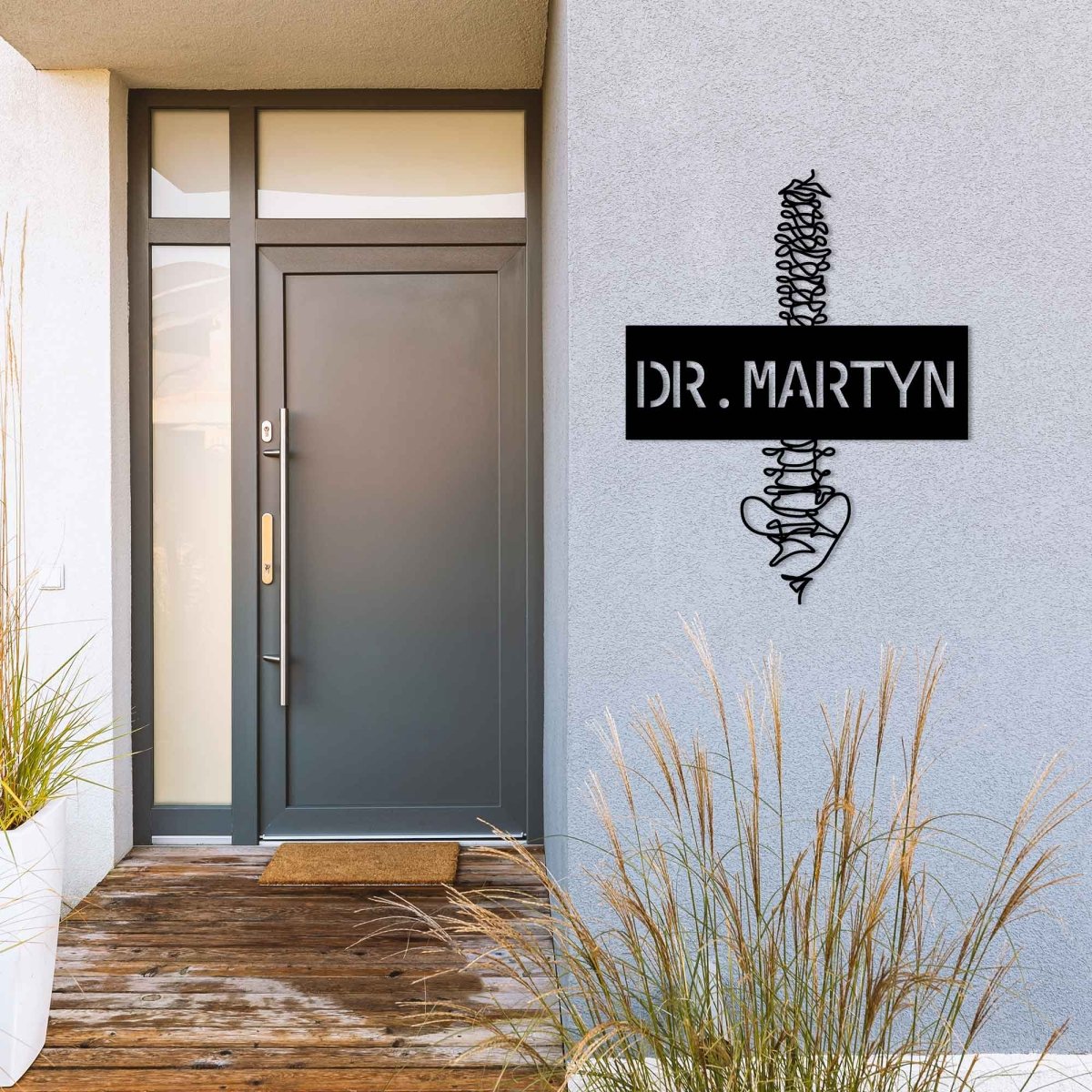 Spine Custom Metal Wall Decor - BrossHome Metal Wall Art