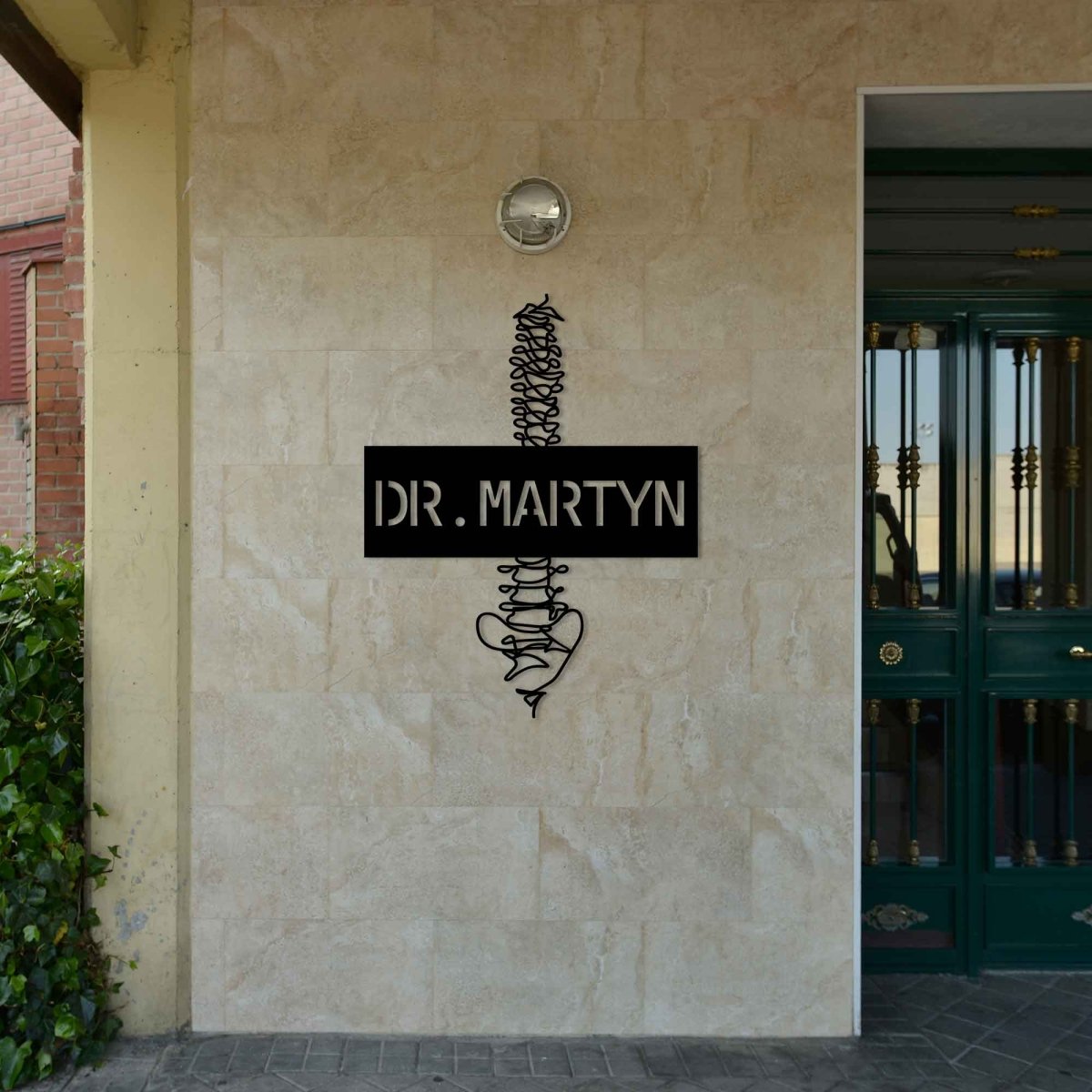 Spine Custom Metal Wall Decor - BrossHome Metal Wall Art