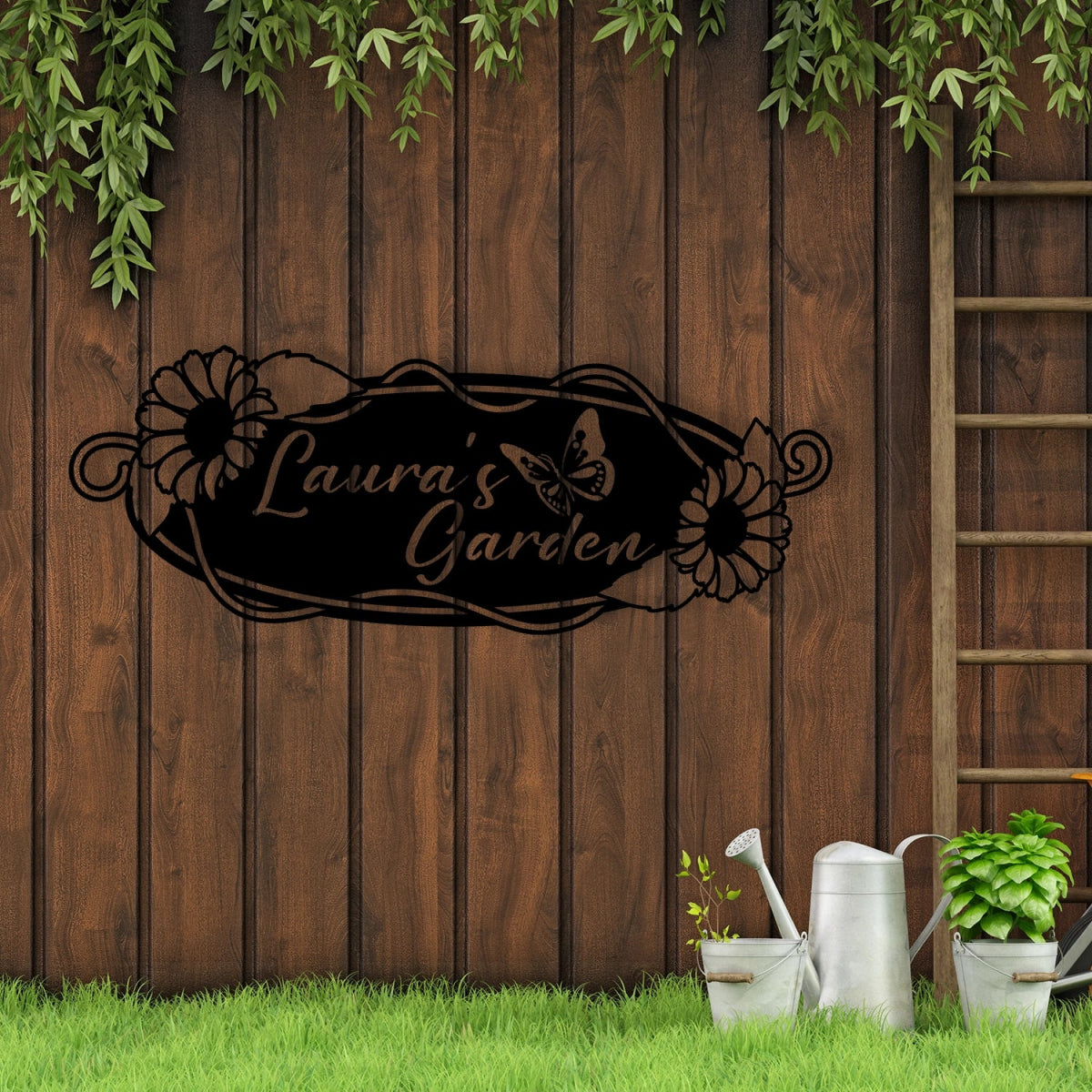 Stylish Custom Garden Metal Sunflower Wall Art Sign - BrossHome Metal Wall Art